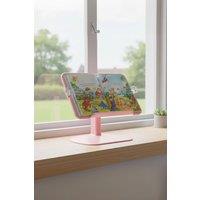 Living and Home Adjustable Book Stand & Reading Holder for Books, Tablets, Laptops in Pink