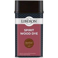 Liberon Spirit Wood Dye Medium Oak 1 litre in Brown | Size: 1L