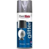 Plastikote Glitter Effect Spray Silver 400Ml