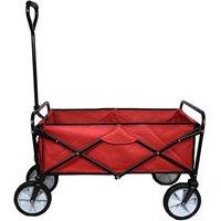 Monstershop Foldable Garden Cart Red