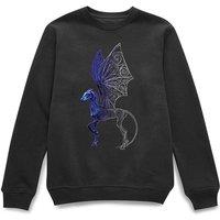 FANTASTIC BEASTS Official Tribal Thestral Sweatshirt - Black | Size: XL
