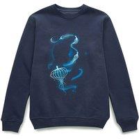 FANTASTIC BEASTS Official Newt Silhouette Sweatshirt - Navy | Size: Medium
