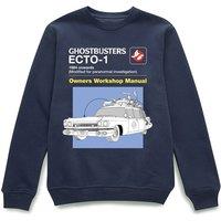 Ghostbusters Official Ecto-1 User Manual Sweatshirt - Navy | Size: Large