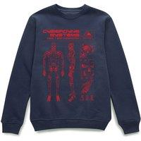 Terminator Official T-800 Schematic Sweatshirt - Navy | Size: XL