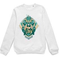 Aquaman Official Movie Seven Kingdoms Sweatshirt - White | Size: XL