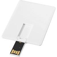Bullet Slim Credit Card USB in White