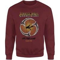 Jurassic World Jurassic Park Life Finds A Way Tour Sweatshirt - Burgundy | Size: Medium