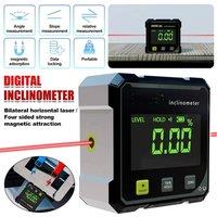SPETLEK Magnetic Digital Angle Gauge Finder in Black | Size: 10000mm x 520mm