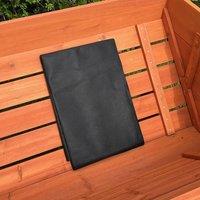 SPETLEK Liner for Large Veg Trough Planter Garden Raised Bed in Black | Size: 100g