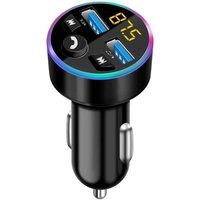 FLAVORA Fast 2 USB Car Charger for iPhone Samsung in Black