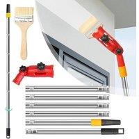 NESTLUNE Multi-Angle Paint Brush Extender Holder Extension Pole Brush Se | Size: 10000mm x 520mm