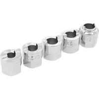 SPETLEK 5pcs Front Suspension Strut Nut Socket in Silver