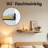 EONLION 15CM 4PCS Floating Shelf Brackets in Black | Size: 1000mm 2000mm
