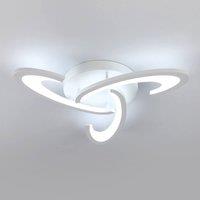 Pheashine Modern Curved Blade Acrylic LED Ceiling Light 36W Bright White