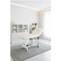 SHEONLY Electric Adjustable Reclining Tattoo Chair - Portable Salon Spa Bed in White