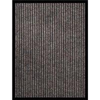 Berkfield Home Doormat Striped Beige 60x80 cm