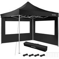 tectake Gazebo Olivia in Black | Size: Large