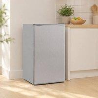 STILVORA Under Counter Fridge Freezer 91L with Chiller Box in Grey