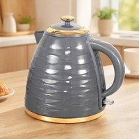 STILVORA 1.7L Rapid Boil Kettle with Boil-Dry Protection in Grey