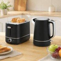 STILVORA Kettle & 2 Slice Toaster Set with Fast Boil in Black