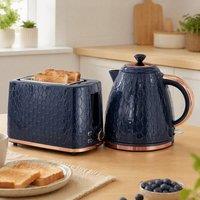 STILVORA Kettle & Toaster Set 1.7L 2 Slice Blue