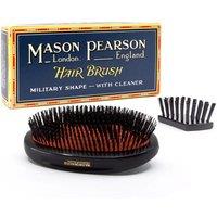 Mason Pearson Extra Large Pure Bristle Military Shape Hair Brush in Black
