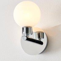 Pagazzi Tago Polished Chrome Wall Light in Silver