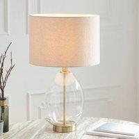 Pagazzi East Antique Brass Table Lamp in Gold