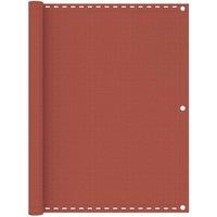 Berkfield Home Balcony Screen Terracotta 120x300 cm HDPE in Brown