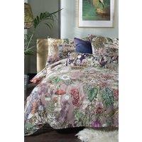 House of Norris Out Of Time Duvet Set, Artistic Floral 100% Cotton Bedding | Size: King