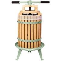 Primrose 18l Fruit Crusher Double Handled Juice Cider Wine Press Free Pulp Bags in White