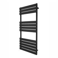 Monstershop Flat Panel Towel Radiator - 1200mm x 600mm - Black