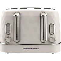 Hamilton Beach Diamond 4 Slice Toaster White