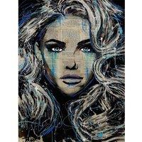 Loui Jover Haven Canvas Print in Jet Black