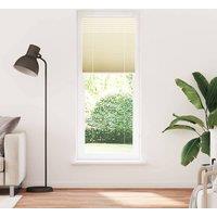 Berkfield Home Pleated Blind Cream 70x200 cm Fabric Width 69.4 cm Polyester