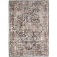 Kukoon Vintage Beige Distressed Soft Pile Living Room Area Rug Bedroom Runner in Taupe | Size: 240 cm x 330 cm
