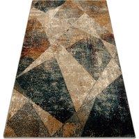 RugsX Wool Omega Rug in Green | Size: 170 cm x 235 cm