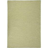 Berkfield Home Outdoor Flatweave Rug 160x230 cm Green | Size: 100 cm diameter