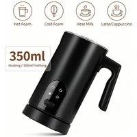 NESTLUNE Electric Milk Frother 4 in 1 Automatic in Black | Size: 100 cm x 15 cm