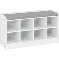 FORGEVIO White Shoe Bench Seat Quality Hallway Bedroom Range Storage Furniture
