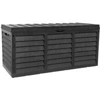 Havendro 320L Outdoor Plastic Storage Box in Black