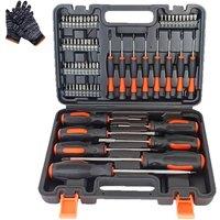 Havendro 66x Magnetic Screwdriver Set Cross-Flat in Black