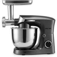 Spector 1500W Stand Mixer 5.5L Kitchen Machine with Meat Grinder in Silver