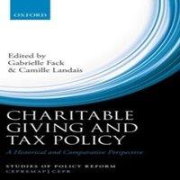 Oxford University Press Charitable Giving & Tax Policy: A Historical & Comparative