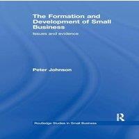 Peter Johnson The Formation & Development of Small Business: Issues and