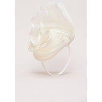 Phase Eight Women's Pleat Twist Pillbox in Off-White