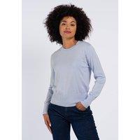 Kettlewell Women's Cora Cotton Sweater in Pale Blue | Size: 14
