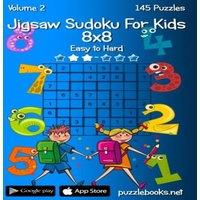 Nick Snels Jigsaw Sudoku For Kids 8x8 - Easy to Hard - Volume 2 - 145 Puzzles