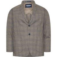 BadRhino Men's Checked Blazer in Light Grey | Size: 52