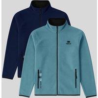 Tommy Life Men's Plush Zip-Front Sweatshirt in Navy | Size: Large